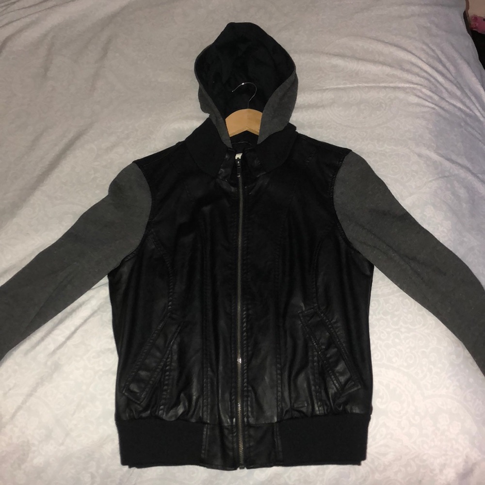 Leather sweater/jacket